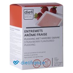 Dietimeal mousse fraise riche en protéines