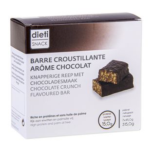 Barre croustillante chocolat  Dietisnack