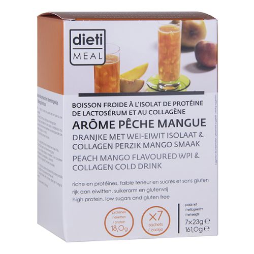 Boisson hyperprotéinée Smoothie Mangue en bouteille UHT pour