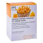 Chips zippers arôme cheddar riche en protéines végétales. Dietisnack