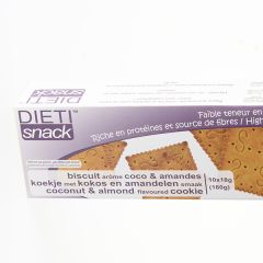 Biscuits coco amande riches en protéines DIetisnack