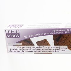 Biscuits spéculoos à la cannelle riche en protéines 