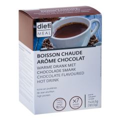 Boisson chaude au chocolat riche en protéines