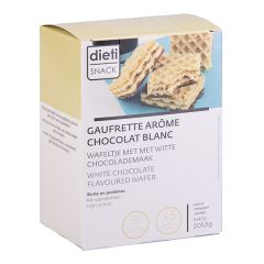 Gaufrette arôme chocolat blanc Dietisnack