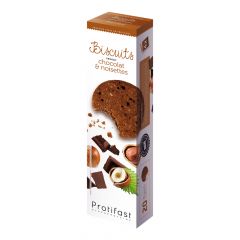 Biscuits protéinés chocolat et noisettes Protifast