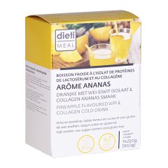 Dietimeal boisson arôme ananas  riche en protéines - 7 sachets x 23 g