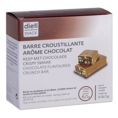 Barre hyperprotéinée Chocolat Crunch Low-Carb