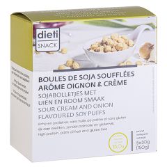 Boules de soja crème et oignon Dietisnack