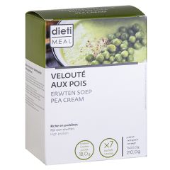 Préparation en poudre hyperprotéinée pour velouté aux pois Dietimeal.