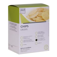 Dietisnack chips soufflées de soja arôme sel et poivre. 3 sachets x 25g