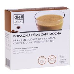 Pack 3 boissons hyperprotéinées café mocha Dietimeal