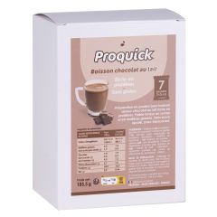 Proquick boisson chocolat au lait riche en protéines