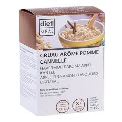 Gruau pomme cannelle riche en protéines Dietisnack