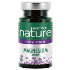 Magnésium marin 90 gélules contre le stress et la fatigue.