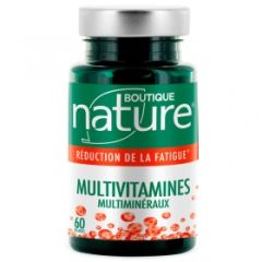 Multivitamines et Multiminéraux contre la fatigue passagère. 60 gélules