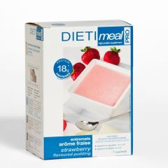 Dietimeal mousse fraise dessert hyperprotéiné - 7 sachets