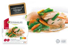 Nutrisaveurs repas minceur poulet et légumes à l'estragon. 270 g