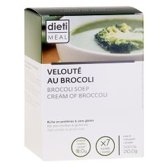 Préparation pour velouté au brocoli riche en protéines. 7 sachets